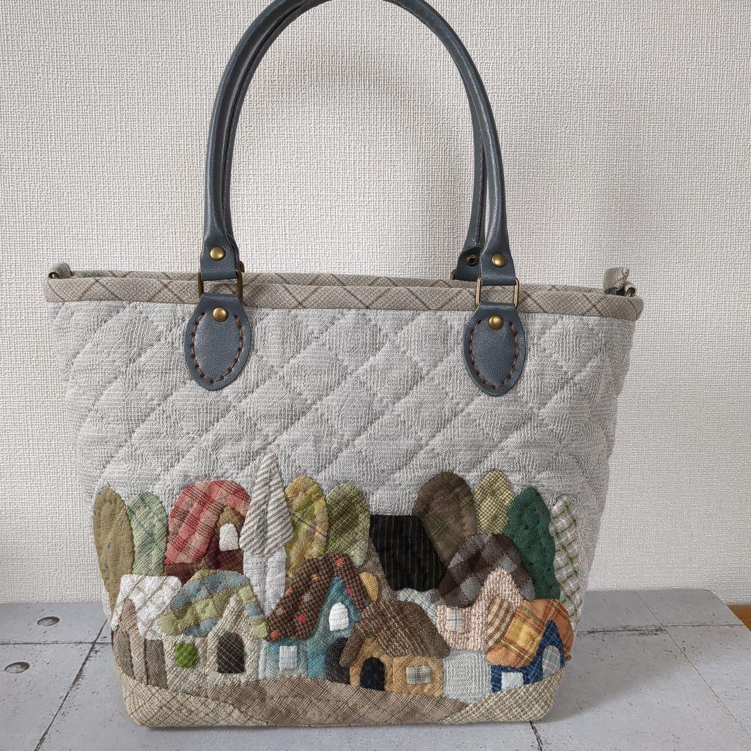 パッチワークスーちゃんとハウスのトートバッグ2点