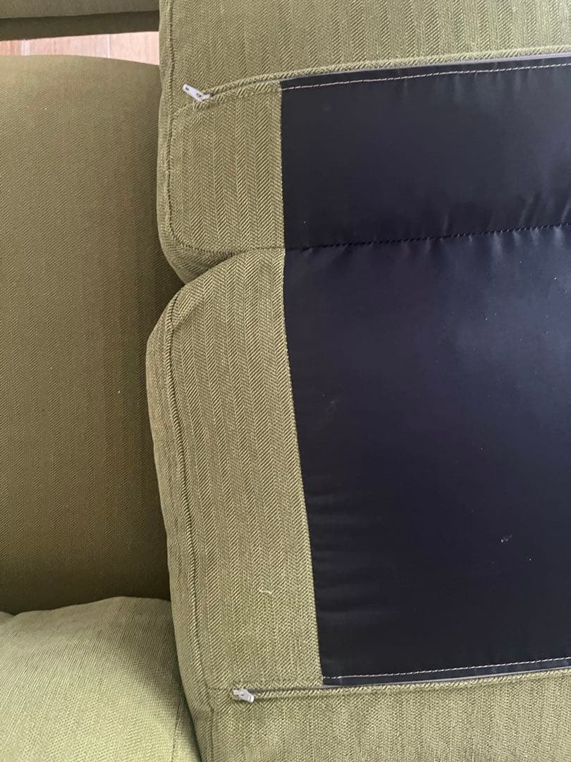 マルイチセーリング　リクライニングソファ 3人掛け オットマン付き