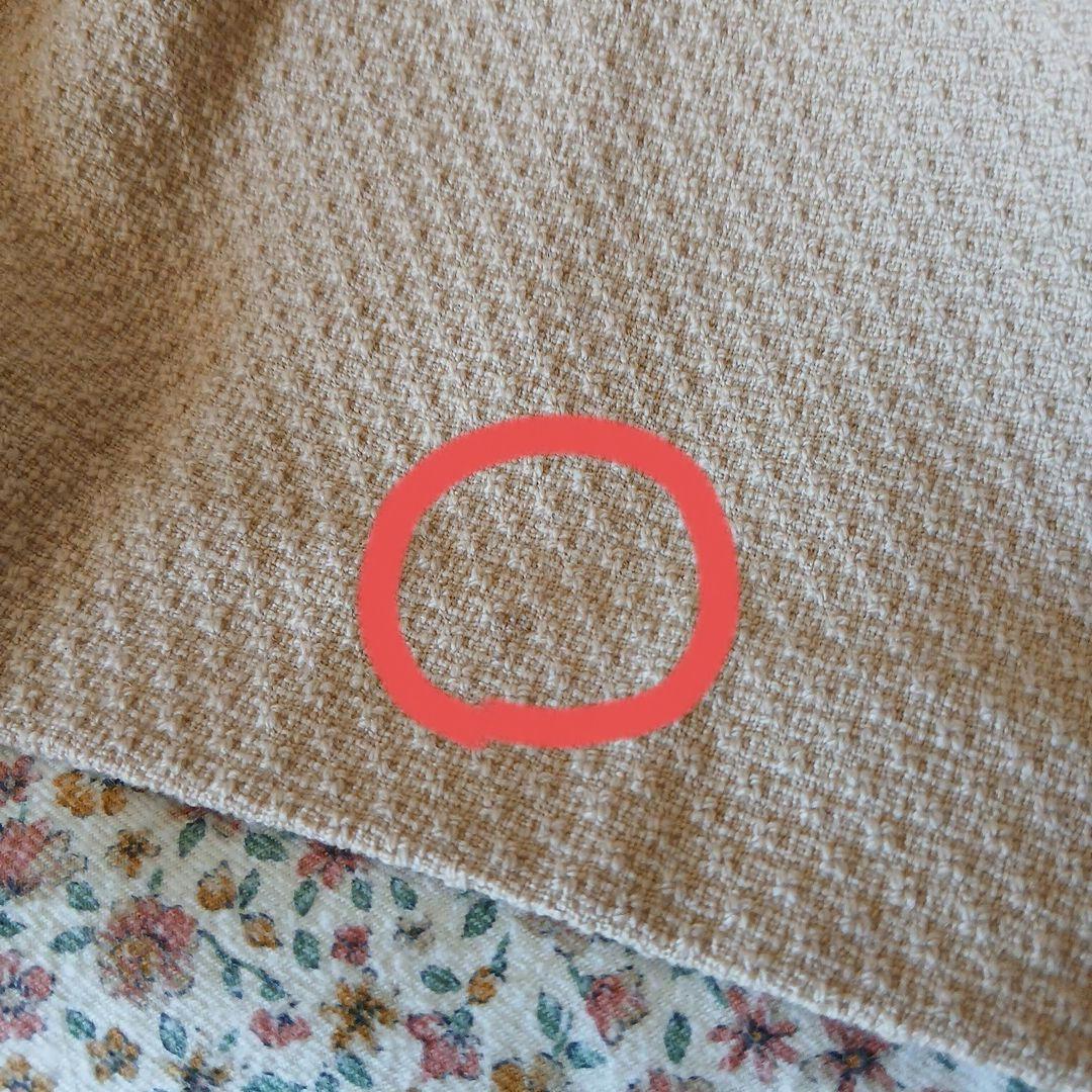 ストリートオルガン　コート ベージュ　花　刺繍