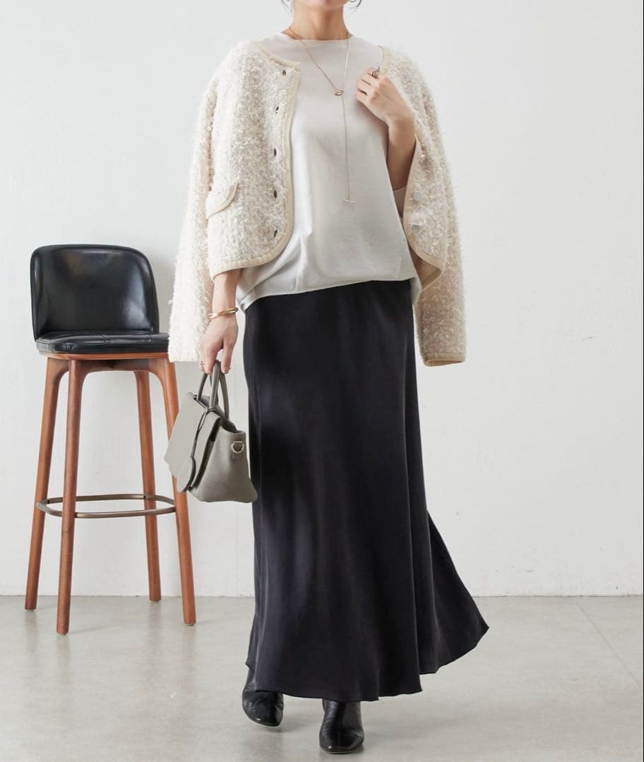 未使用/BEARDSLYビアズリー ストレッチドルマンTシャツ