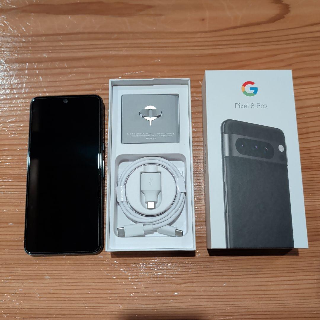 B*a様 美品 Google Pixel 8 Pro 本体 Obsidian 5