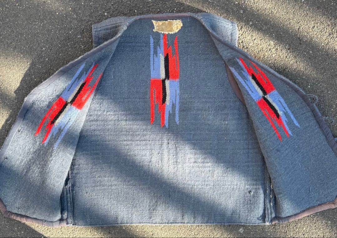 独*族様 30s チマヨベスト ヴィンテージ オルテガ CHIMAYO ORTE