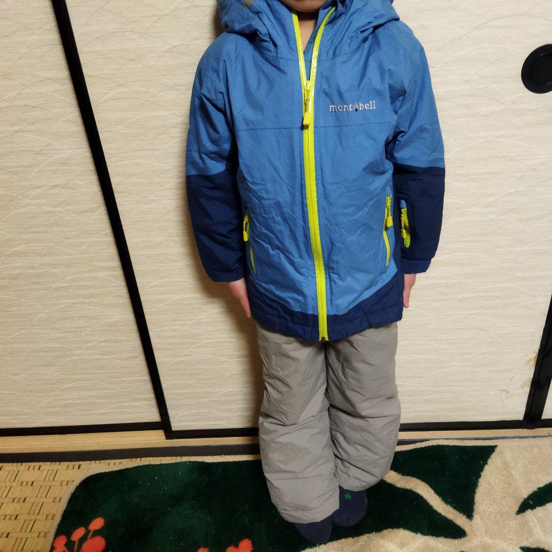 mont-bell　パウダーステップ　上下セット　スキー　スノボ　スノーウェア