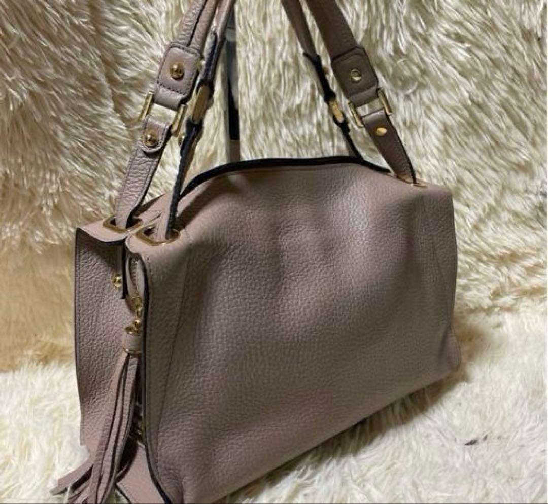 美品　IANNE 2way ショルダー　OLIVIA オリビア　グリーシエル