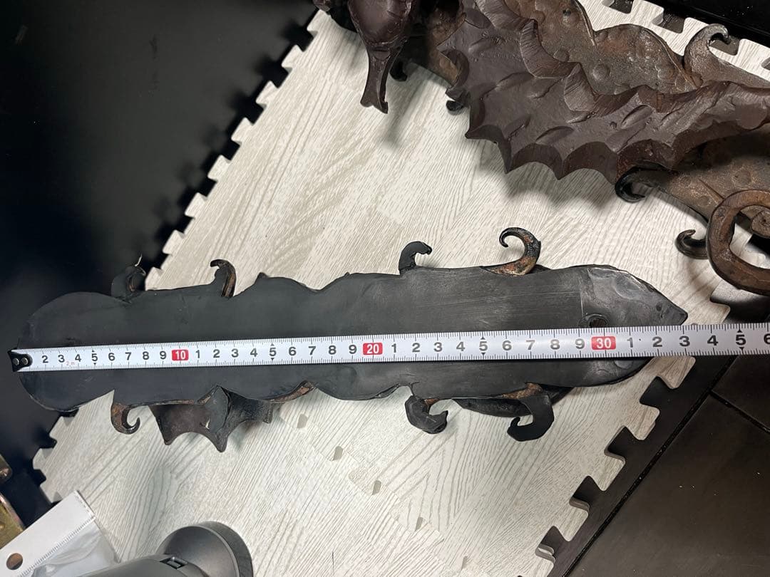 タツノオトシゴ　取手　鉄製