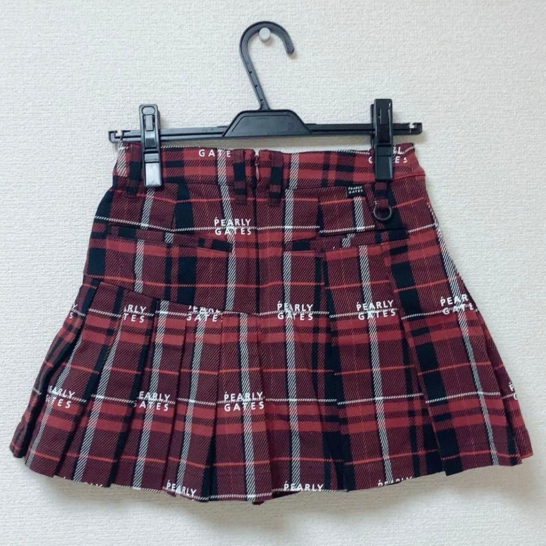 パーリーゲイツ　スカート　チェック