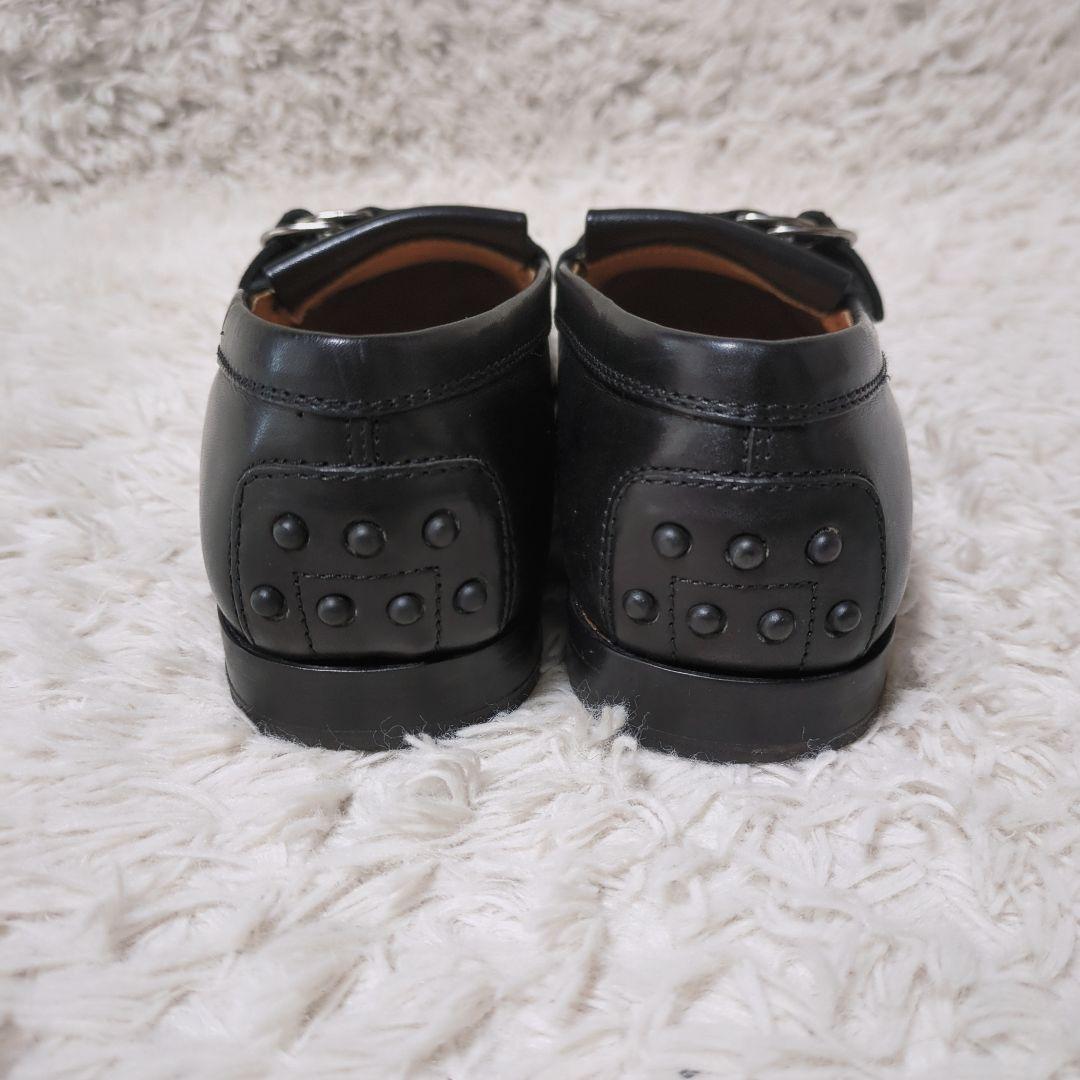 美品！TOD'S　レザービットローファー　24cm　ブラック