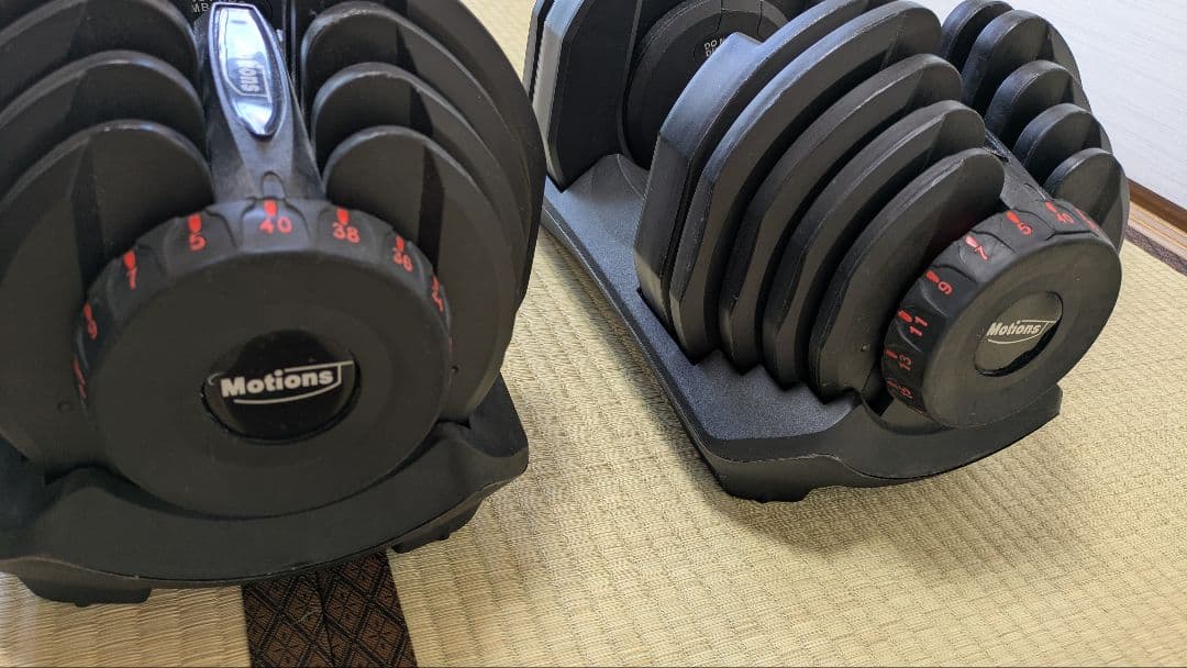 Motions 40キロ　調整可能ダンベル①