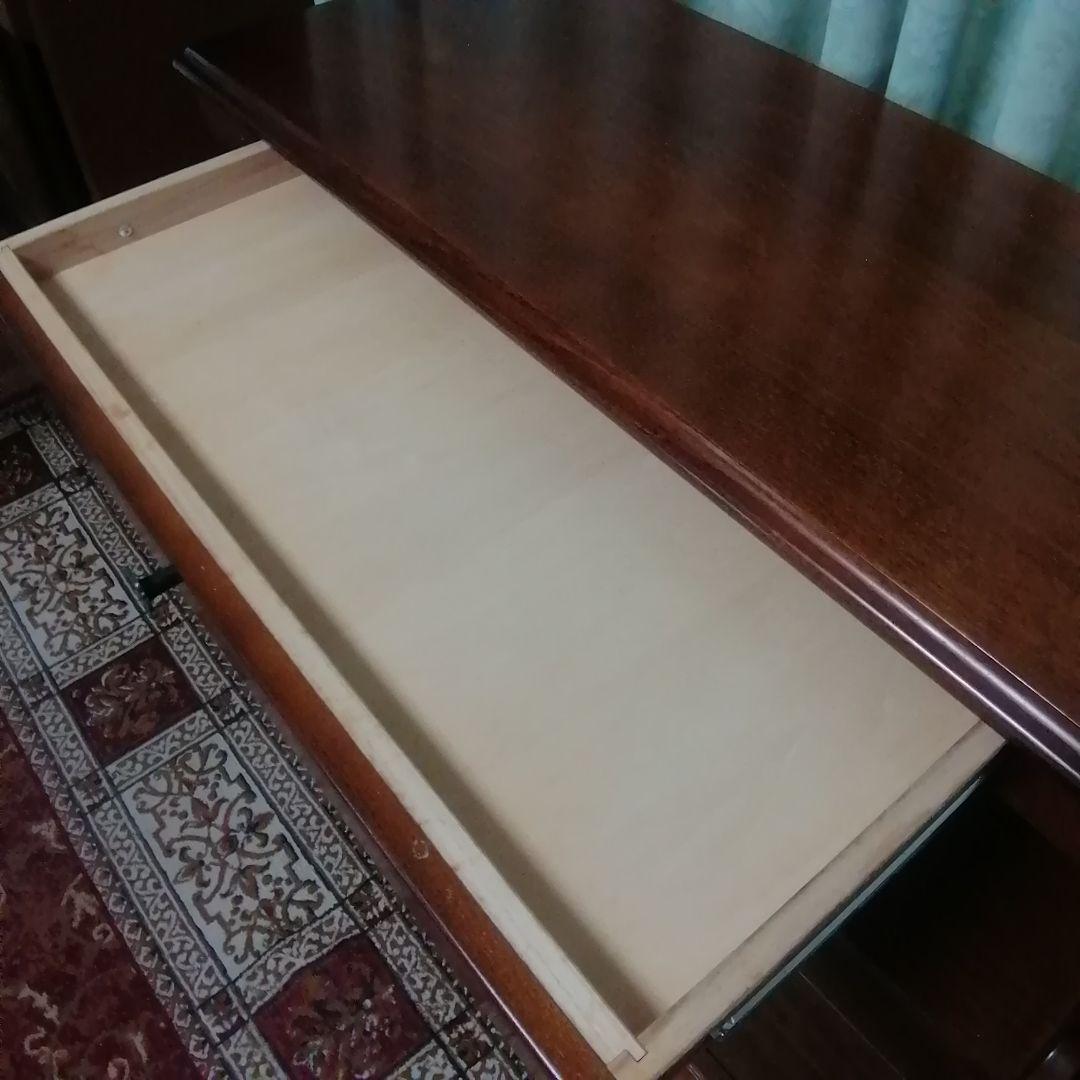 【美品】カリモク　キャビネット　プリンター台　コロニアル　収納棚　キッチンラック