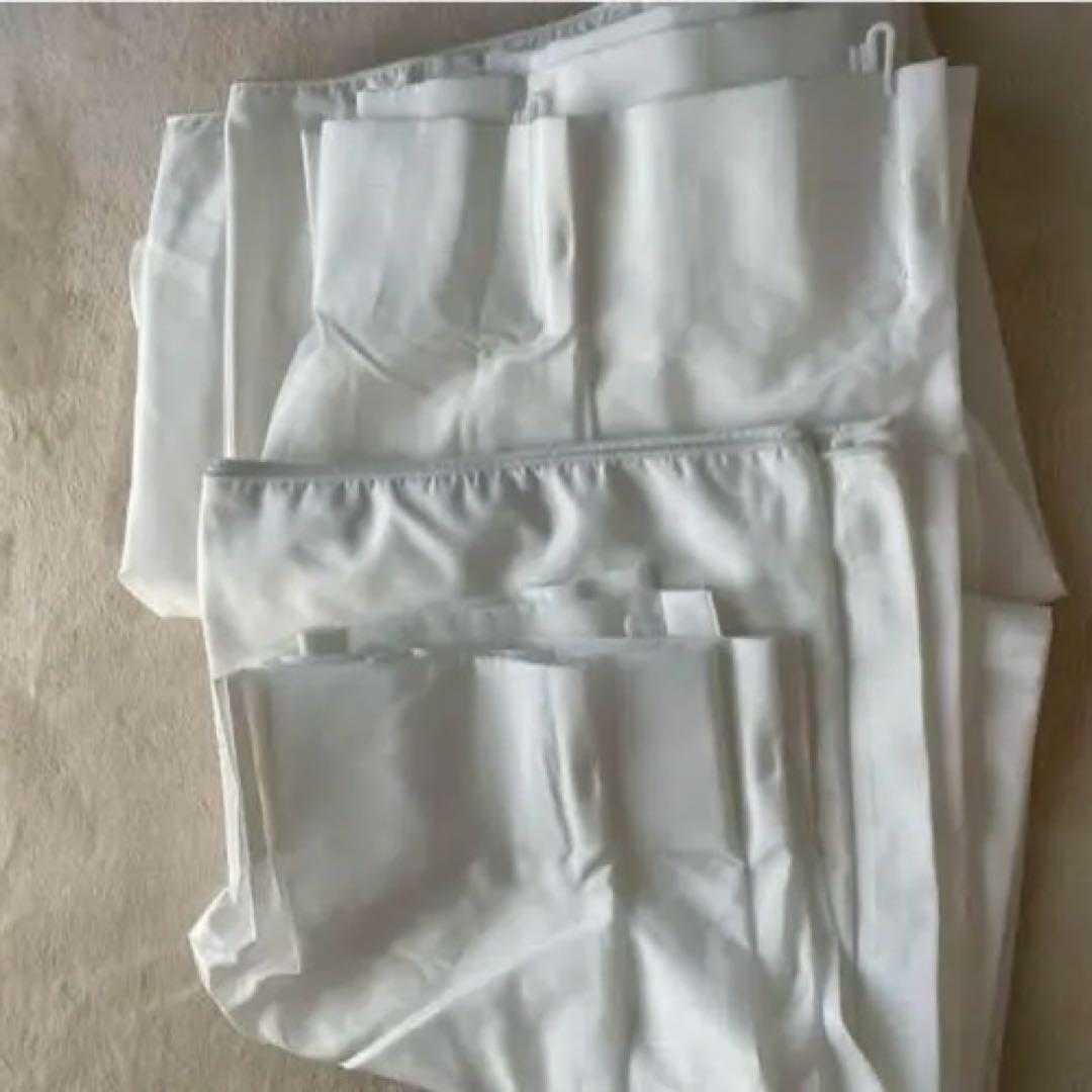 美品　レース　ロング丈　ウエイト付き　W183×H227 2枚　オーダーカーテン