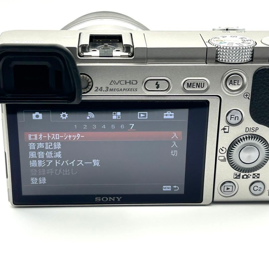 SONYα6000デジタルカメラILCE-E6000Y ダブルズームレンズキット