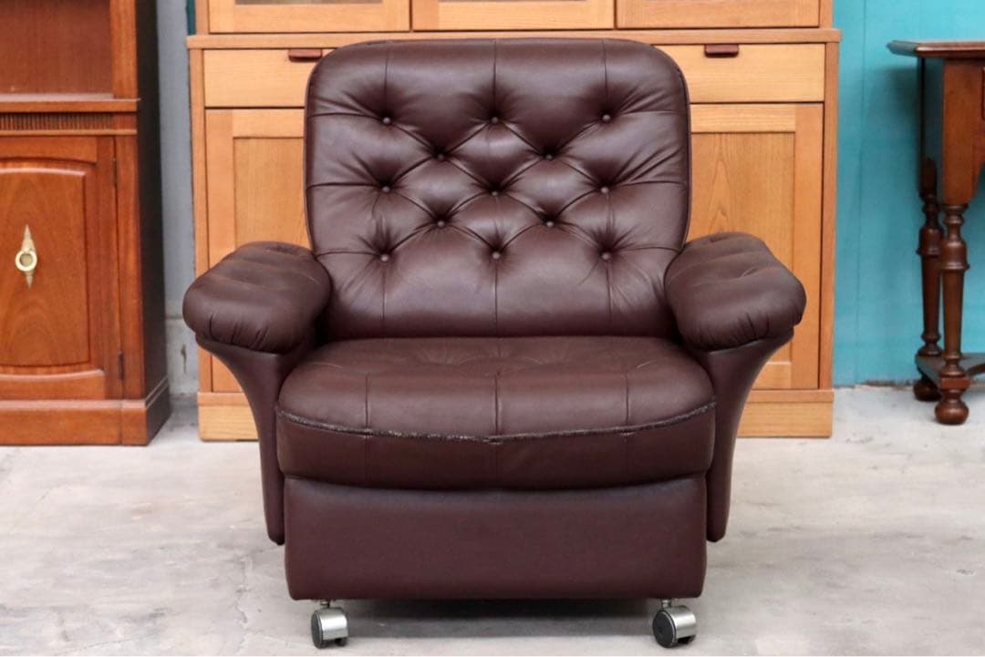 GMIH66A○karimoku / カリモク アンティーク ロビーチェア ラウ