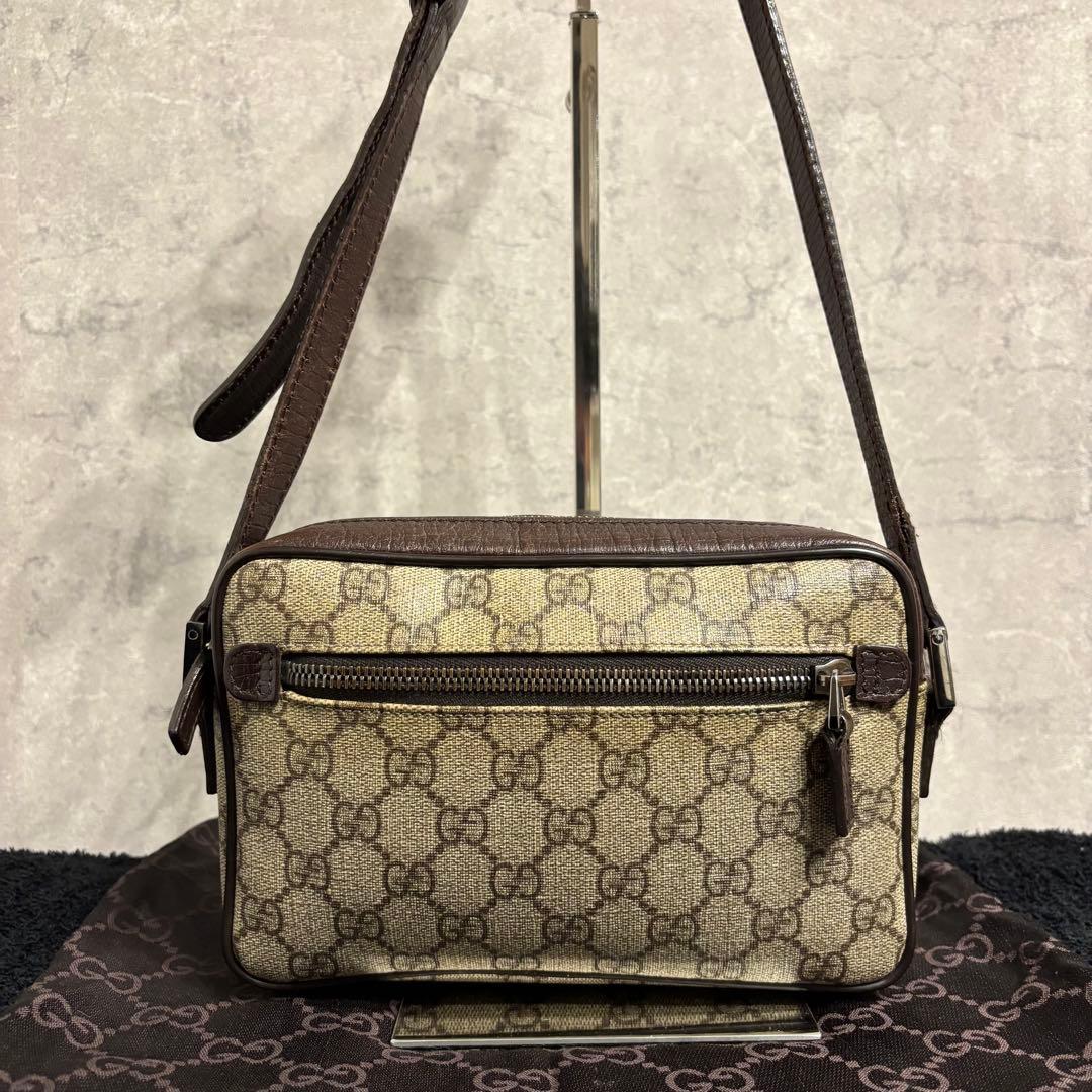 GUCCI グッチ ショルダーバッグ シェリー カメラバッグ GG スプリーム