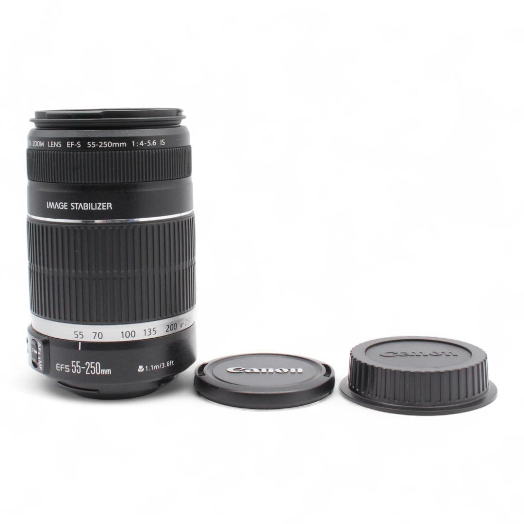 [美品] 望遠レンズ Canon EF-S 55-250mm F4-5.6 IS
