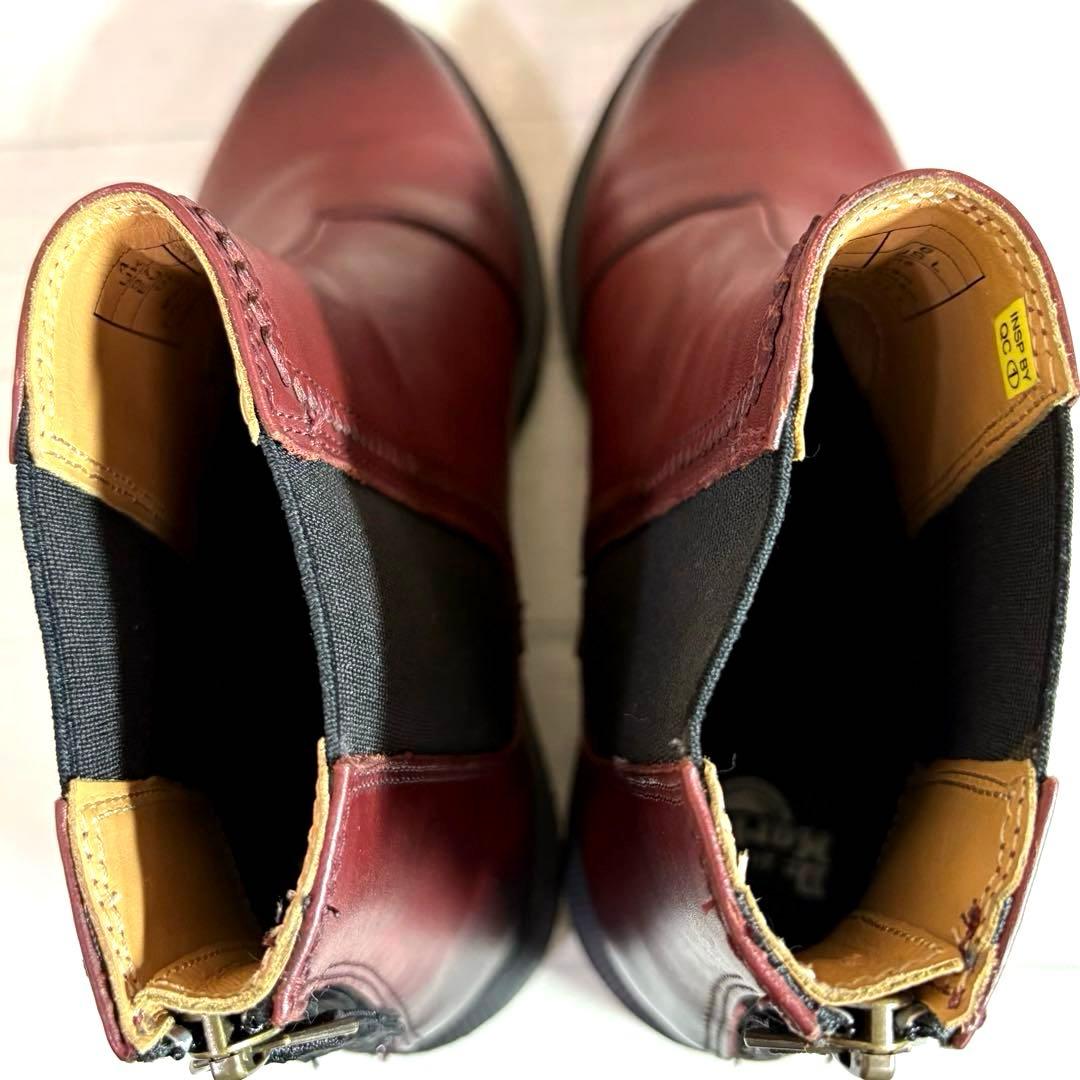 美品■ドクターマーチン■サイドゴアブーツ✨ZILLOW バックジップ チェルシー