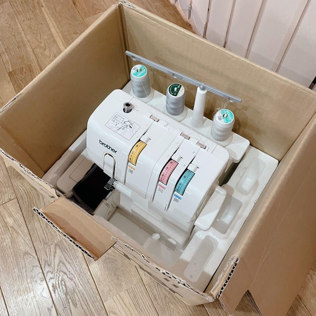 【美品】brother ロックミシン ホームロック かがり II L0237