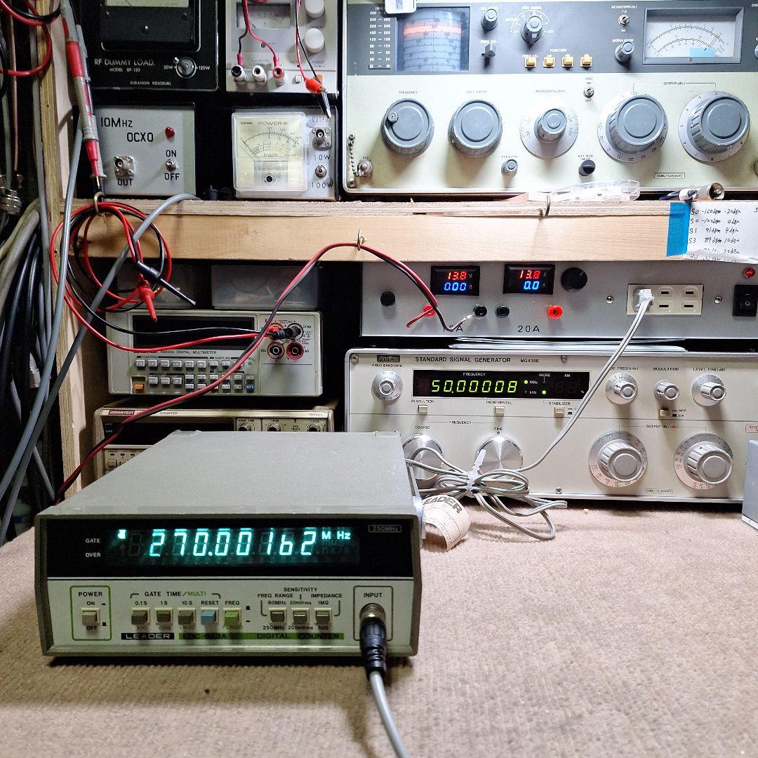 リーダーLDC-827A周波数カウンター