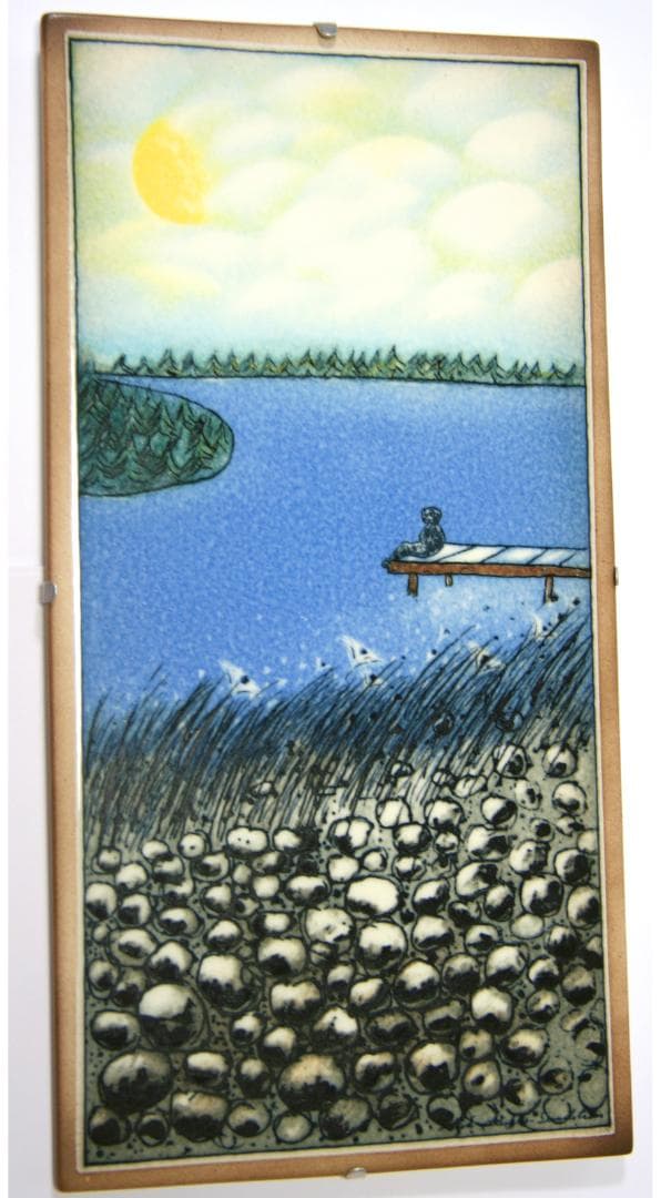 ヘルヤ・リウッコ 陶板 Summer in our Hearts ３枚組