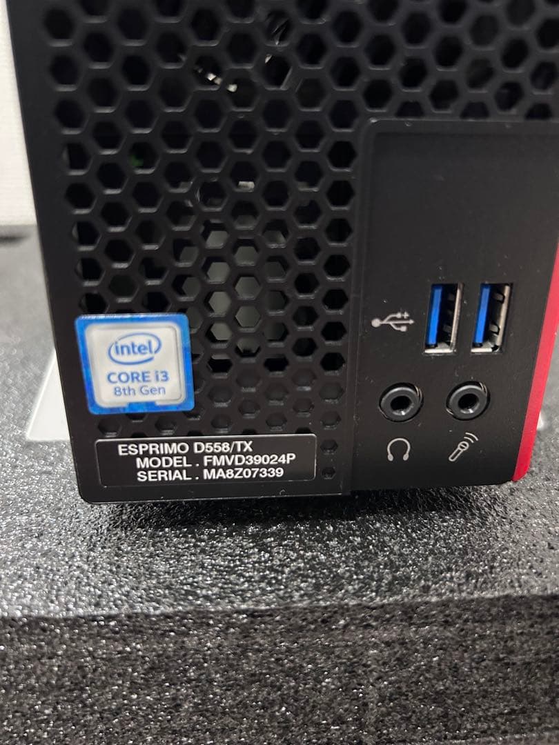 富士通ESPRIMO D558/TX i3-8100 12GB 256GB