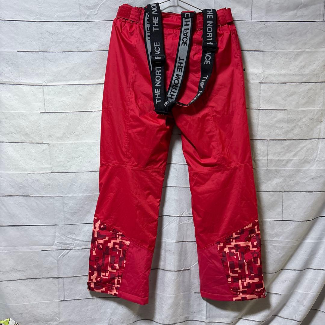 美品ノースフェイス　スキーパンツ　スノーウェア　メンズXS レディースM相当