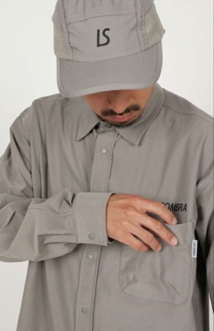 新品　LUZeSOMBRA　ルースイソンブラ　ワーク シャツ　長袖　グレー　L
