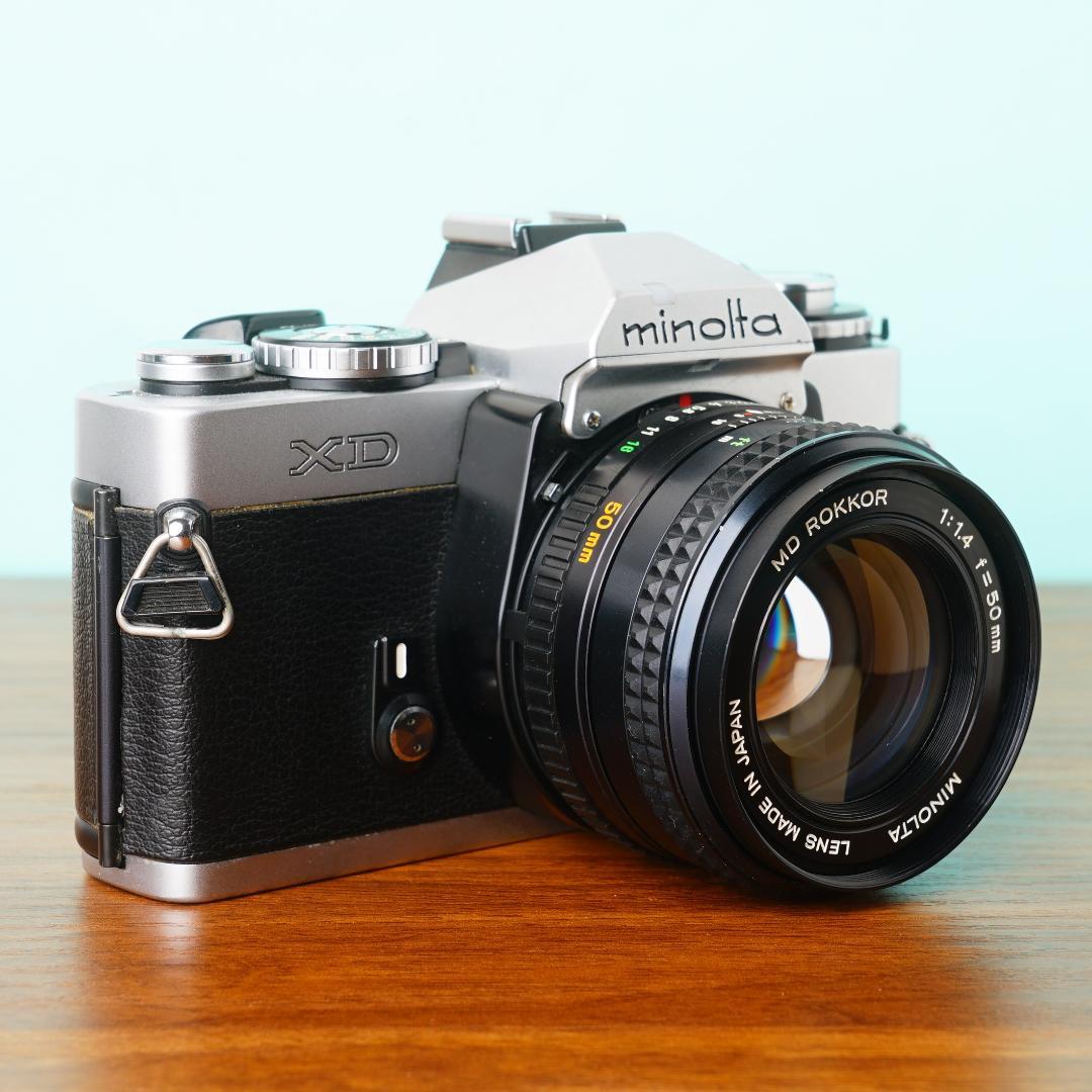 完動品◎ミノルタ XD 50mm f1.4 フィルムカメラ 38/04