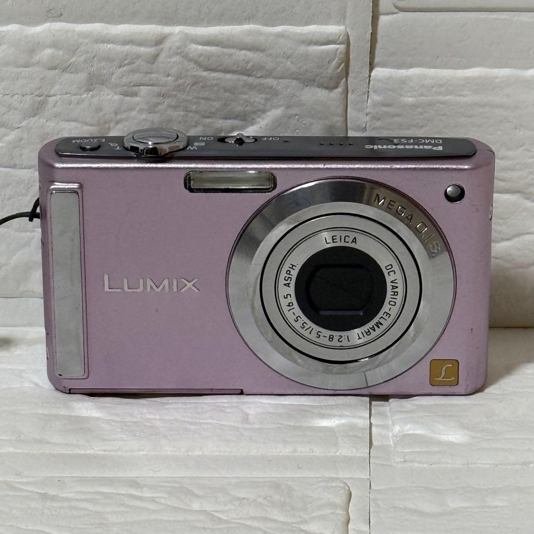 Panasonic LUMIX DMC-FS3 ピンク コンデジ 本体 充電器付