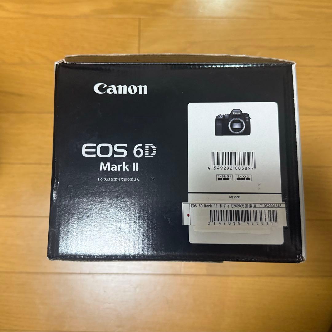 Canon EOS 6Dmark2 フルサイズカメラボディ 箱付きフルセット