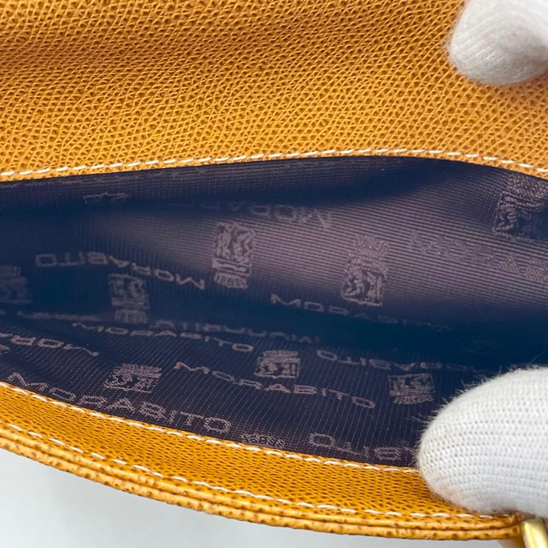 【美品】 モラビト MORABITO ミニボストンバッグ　ブラウン レザー