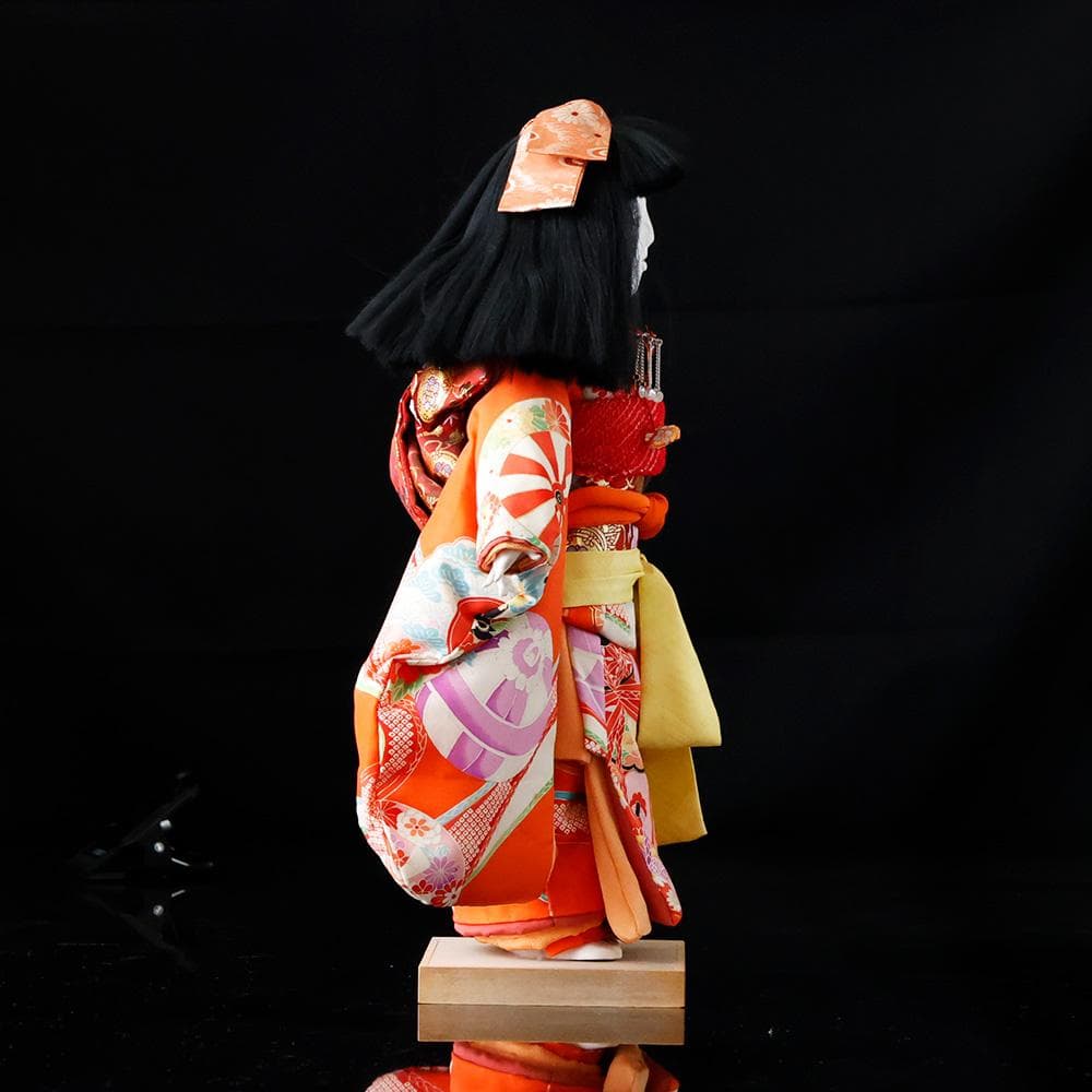 T　維文作　市松人形　曰く付き　呪いの市松人形　ホラー　着物　工芸品