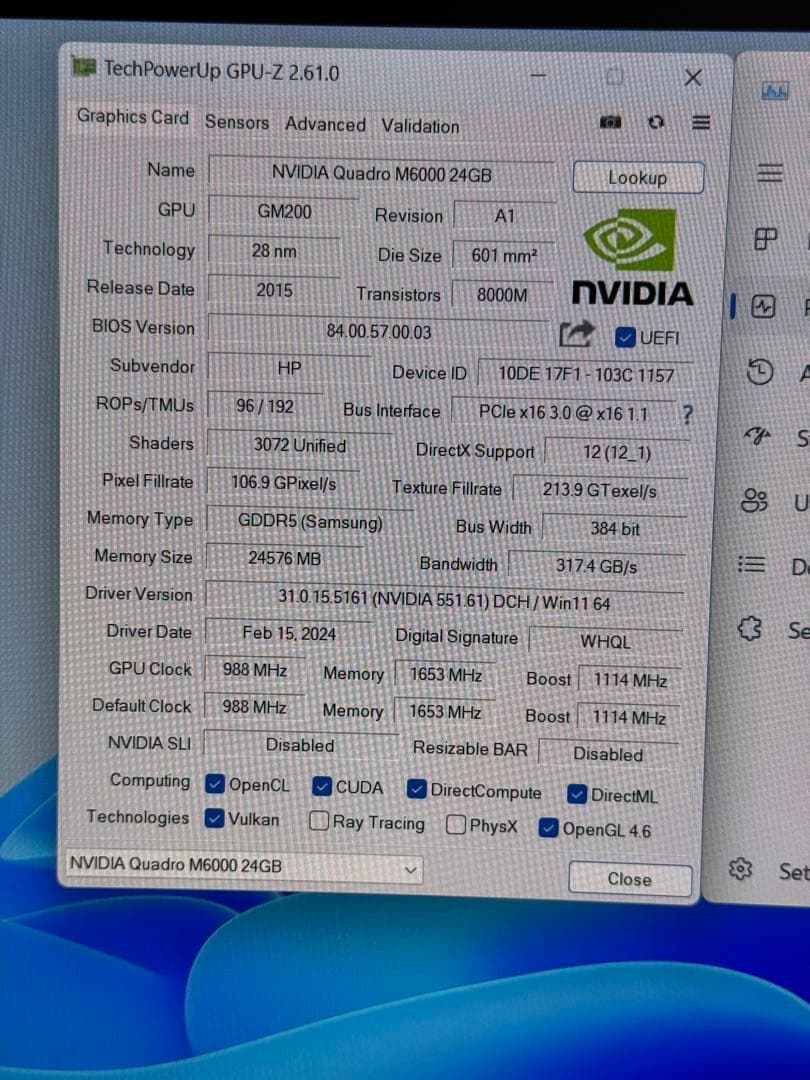 サーバー HP Z840,e5 2696v4,quadro m6000 24GB