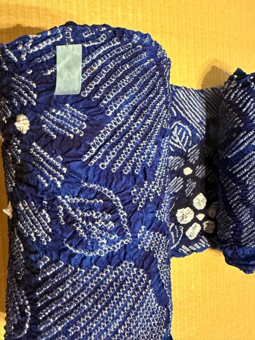 高級絞り浴衣反物