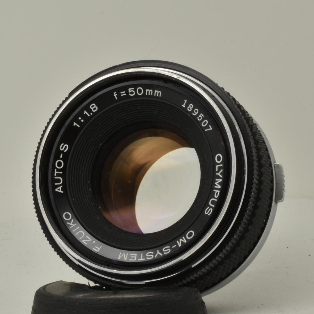 整備済 完動 Olympus OM-1 MD 50mm F1.8 露出計OK