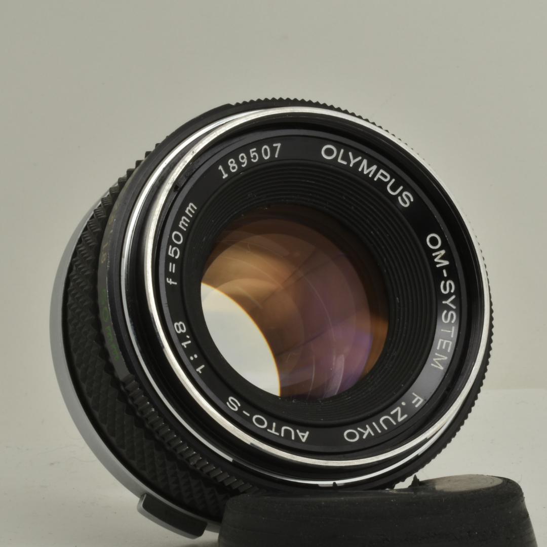 整備済 完動 Olympus OM-1 MD 50mm F1.8 露出計OK