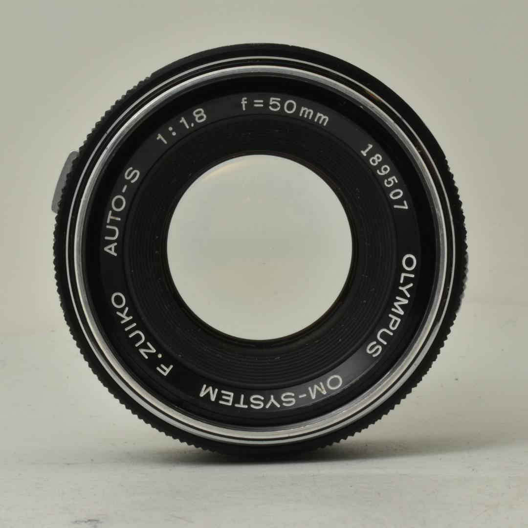 整備済 完動 Olympus OM-1 MD 50mm F1.8 露出計OK