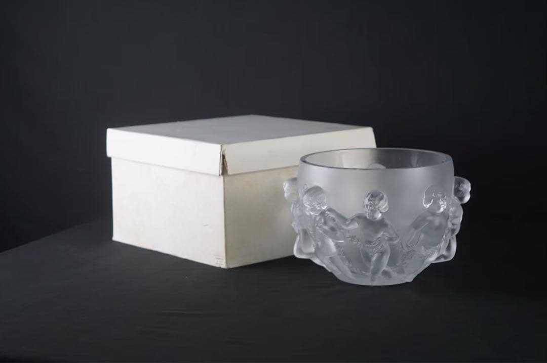 ルネ・ラリック「リュクサンブール」 花瓶 元箱あり R.LALIQUE