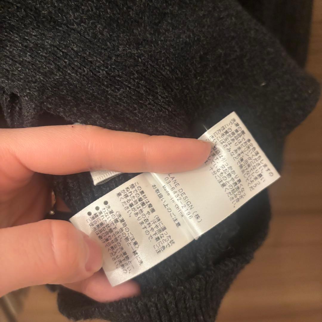 【CLANE】W FACE COLOR MIX HOLE SLEEVE C/D