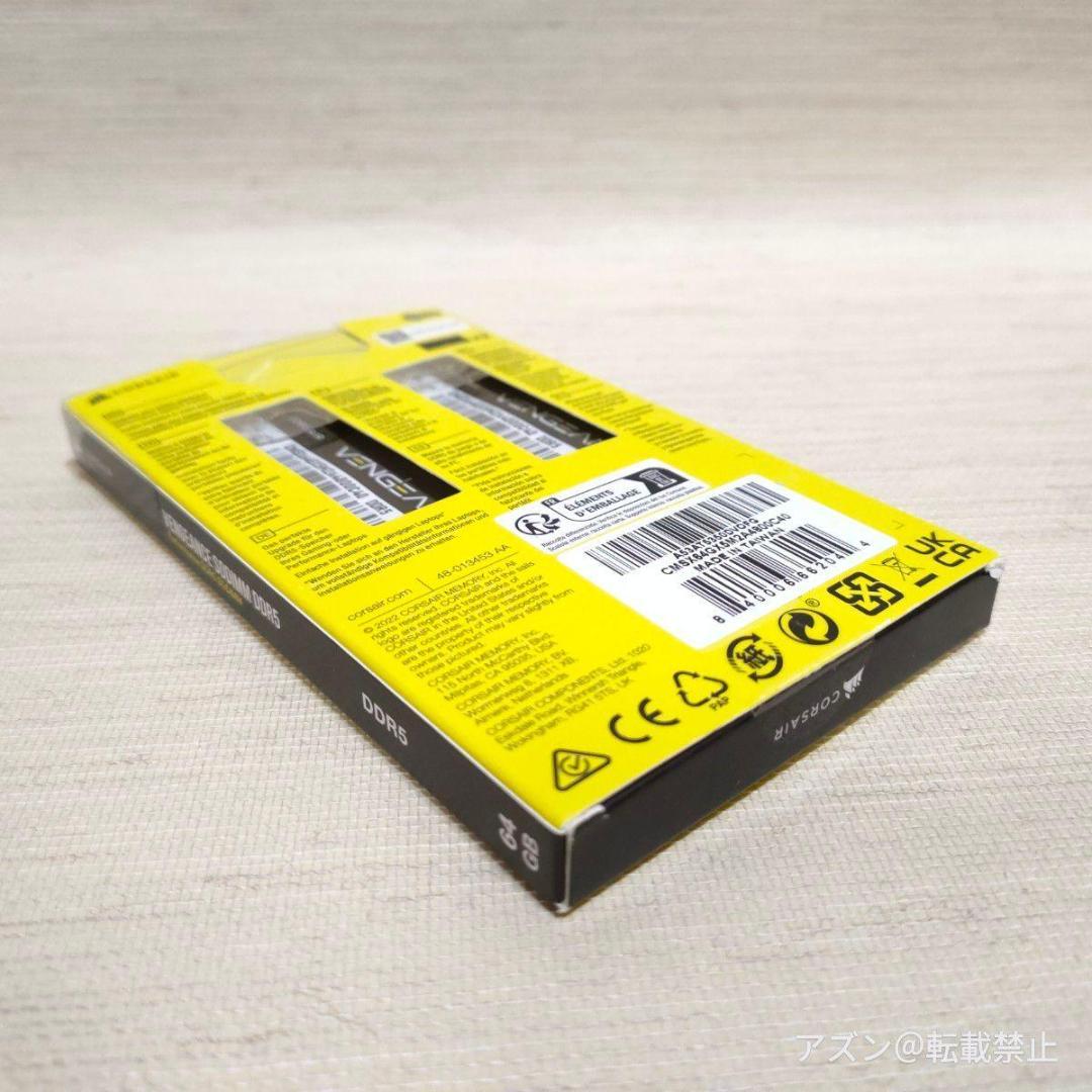 CORSAIR DDR5-4800MHz 64GB ノートPC用 (PC5-38