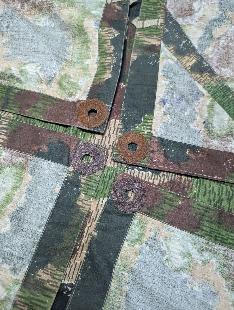 [チェコ軍] 50s チェコスロバキア軍 軍幕 テント キャンプ 実物 タープ