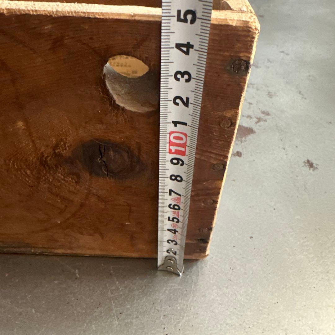 カブトビール　ヴィンテージ木製彫刻収納ボックス