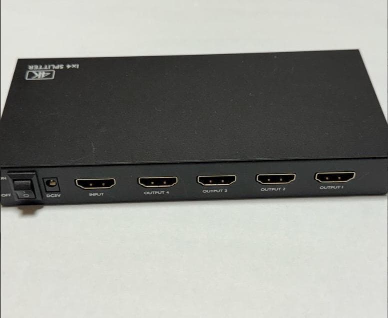 【値下げできます】HDMI分配器　ラトックシステム RS-HDSP4P-4K