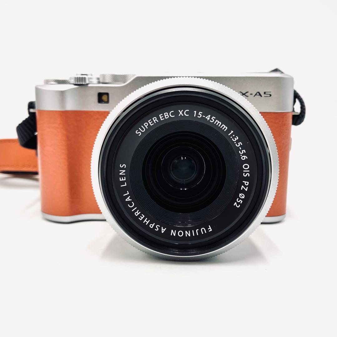 美品♪ FUJIFILM X-A5 ブラウン　15-45mmレンズキット