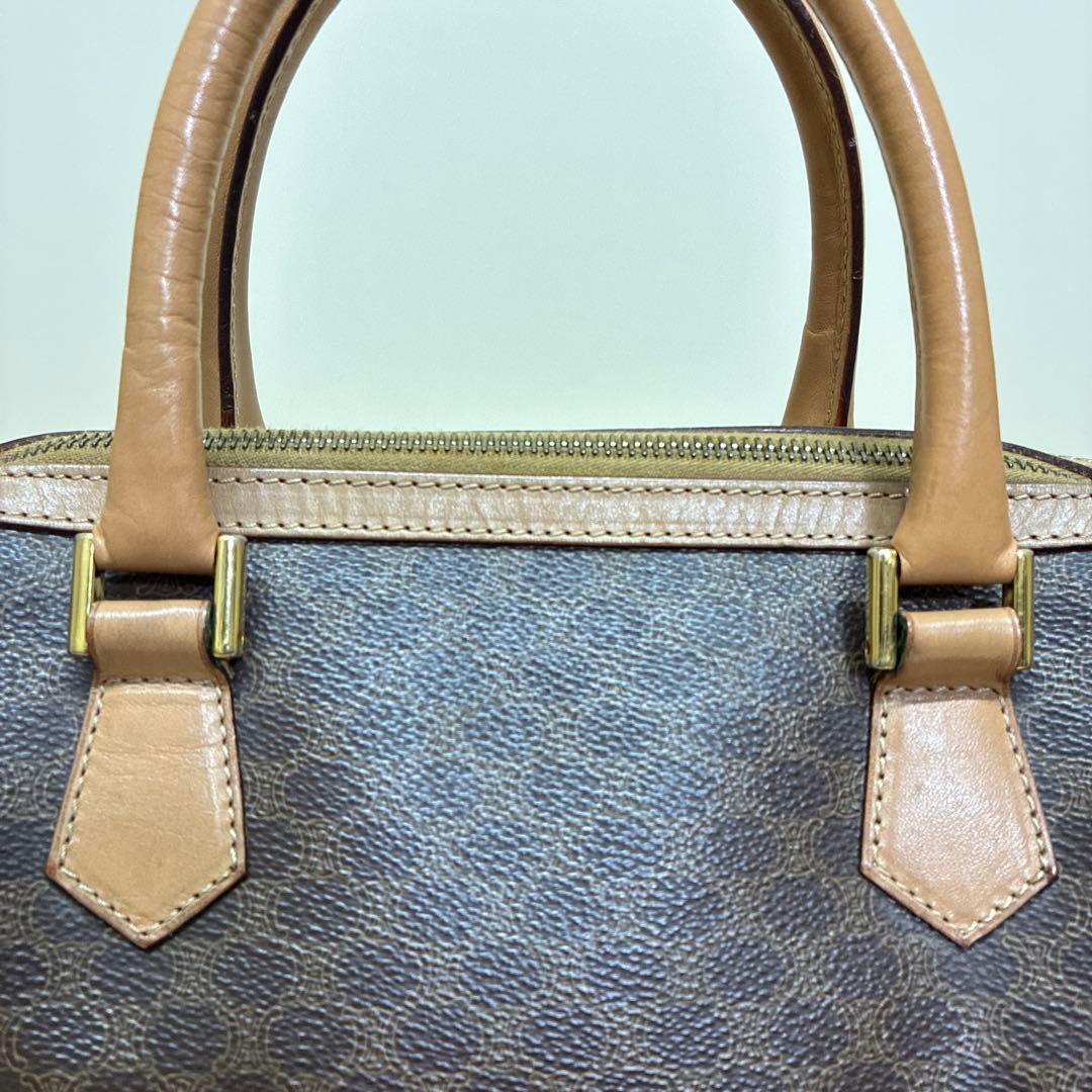 CELINE セリーヌ　マカダム柄　ハンドバッグ　ミニボストン