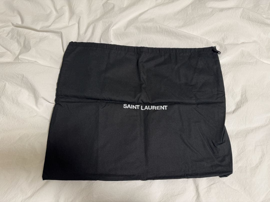 イヴサンローラン YSL ブラックレザー ショルダーバッグ