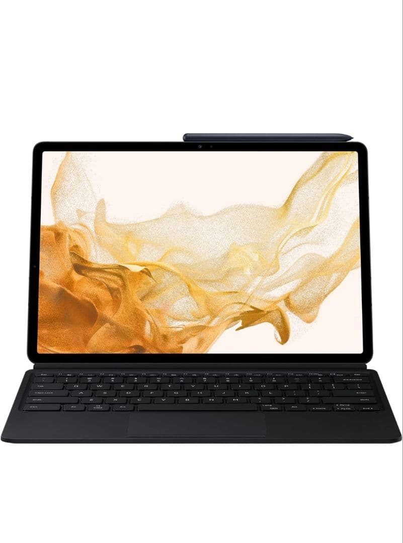 純正 Galaxy Tab S8+ タブレット ＋ 純正 キーボード付き