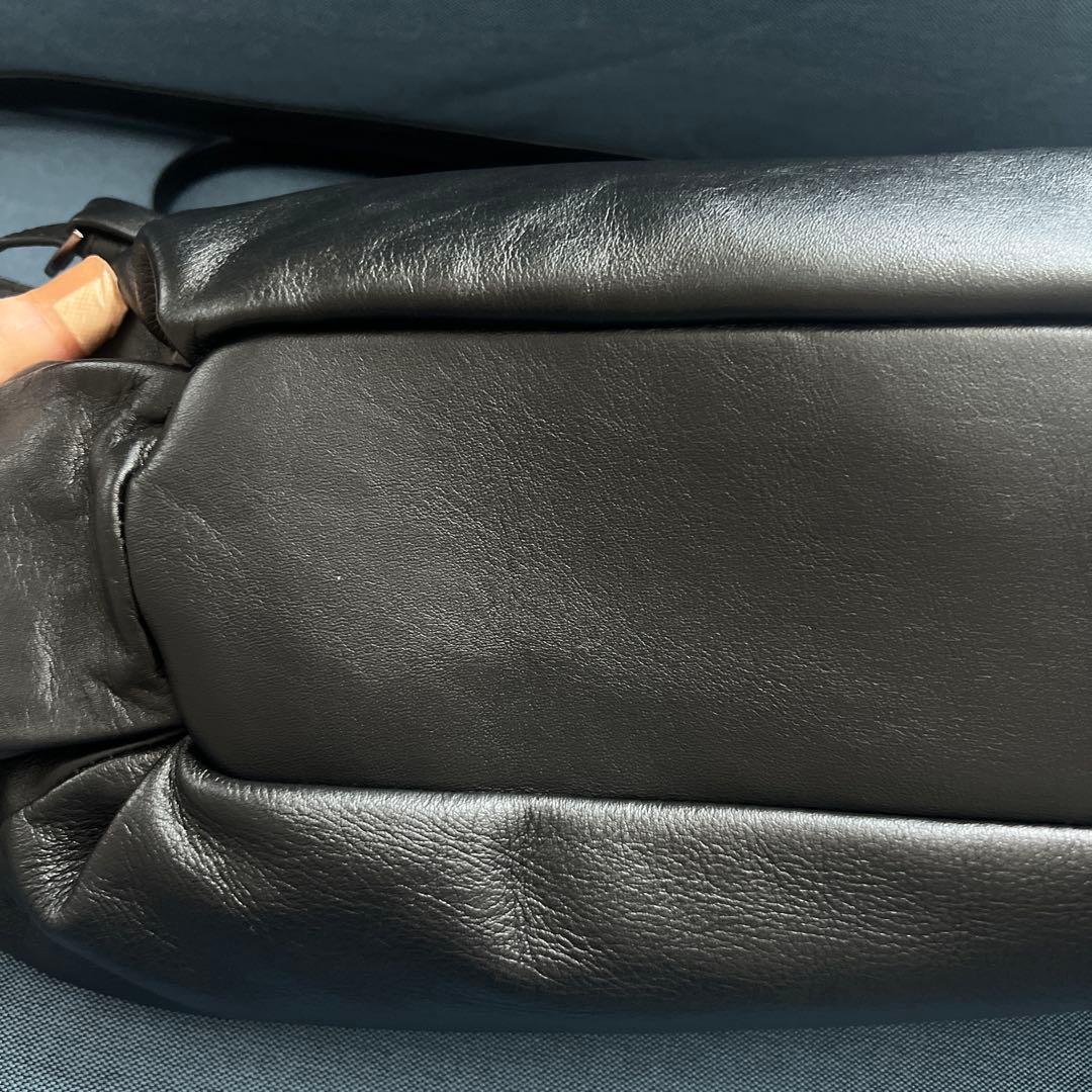 本革 430g コロンボストンバッグ ブラック イアパピヨネ