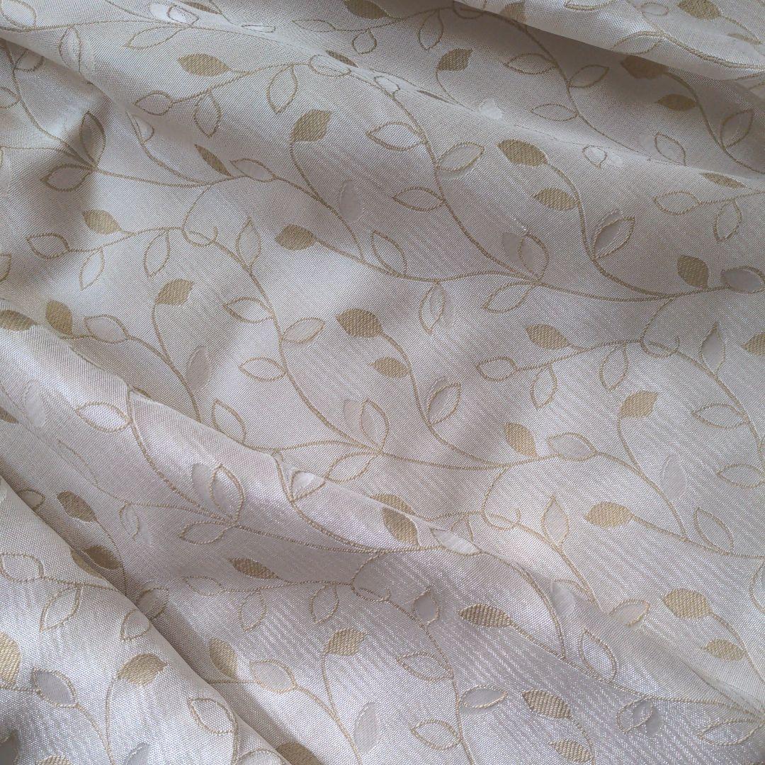 【即日発送】●SINCOL●レースカーテン×2枚●リーフ柄●95×238cm