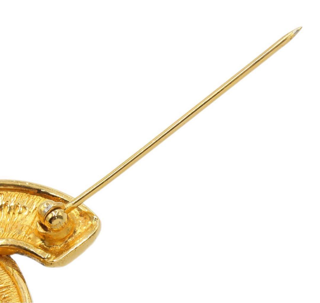 K2212 美品 シャネル ココマーク マトラッセ柄 ブローチ