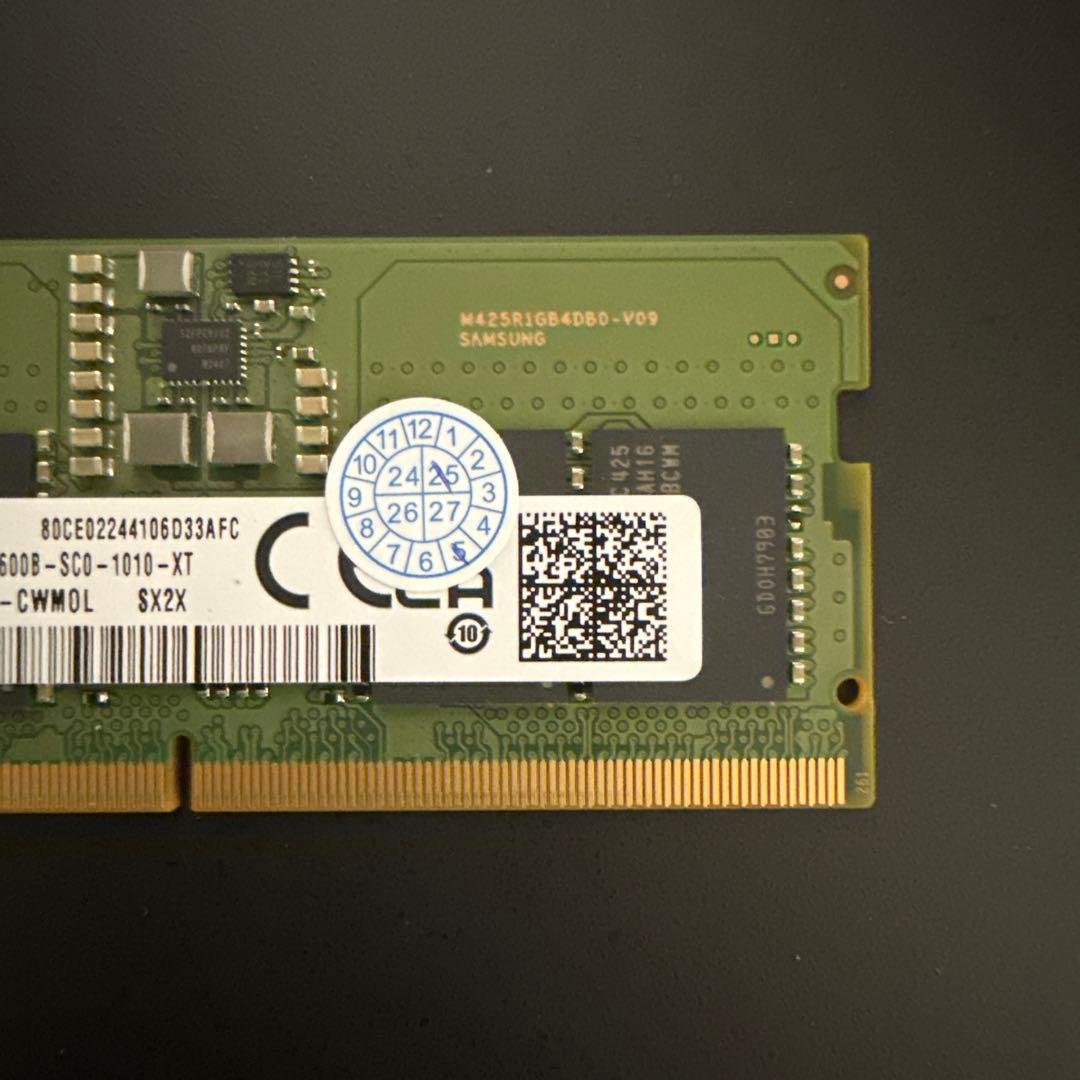 メモリー SAMSUNG DDR5 SODIMM 8GB PC5-5600