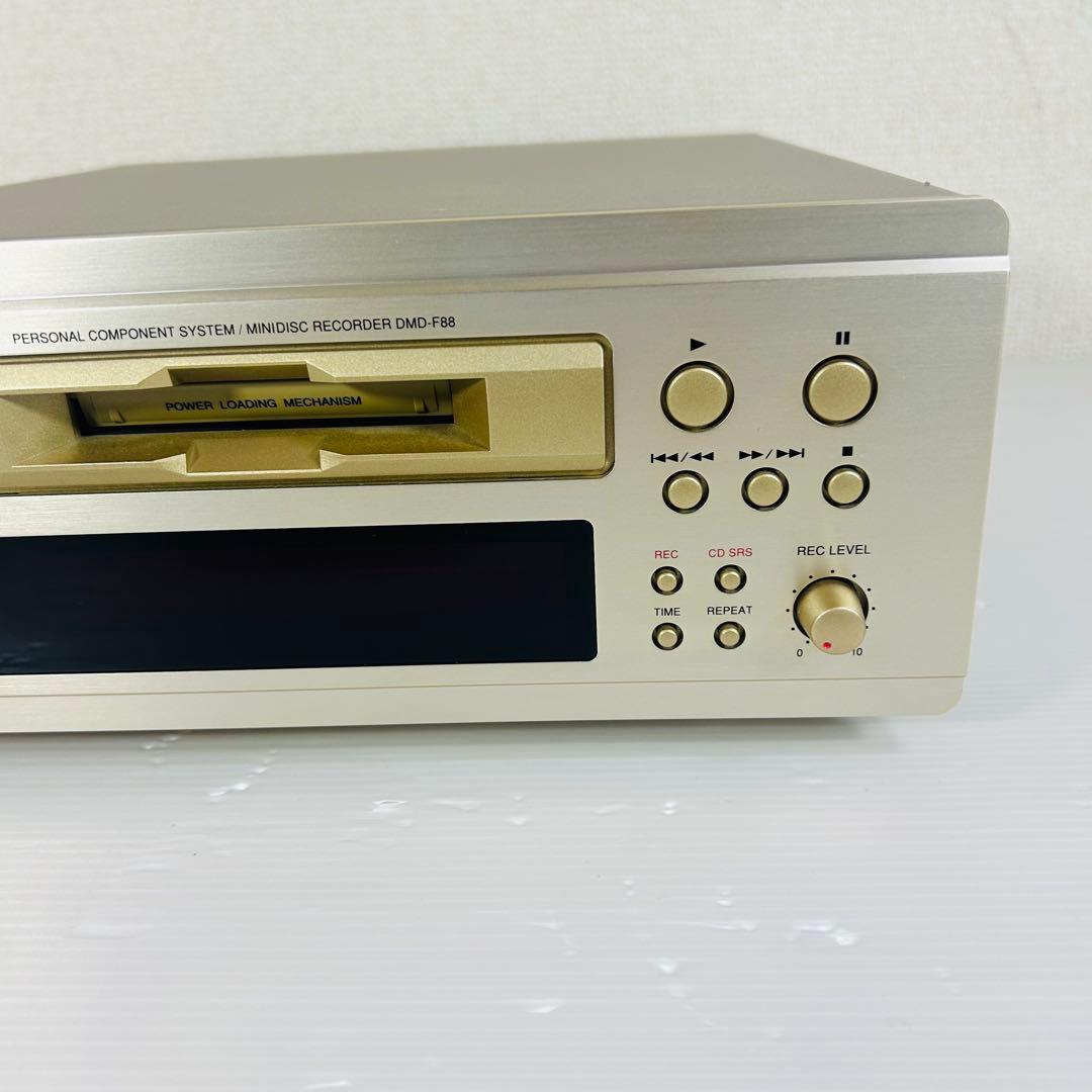 DENON DMD-F88 ミニディスクレコーダー　リモコン付き　再生OK
